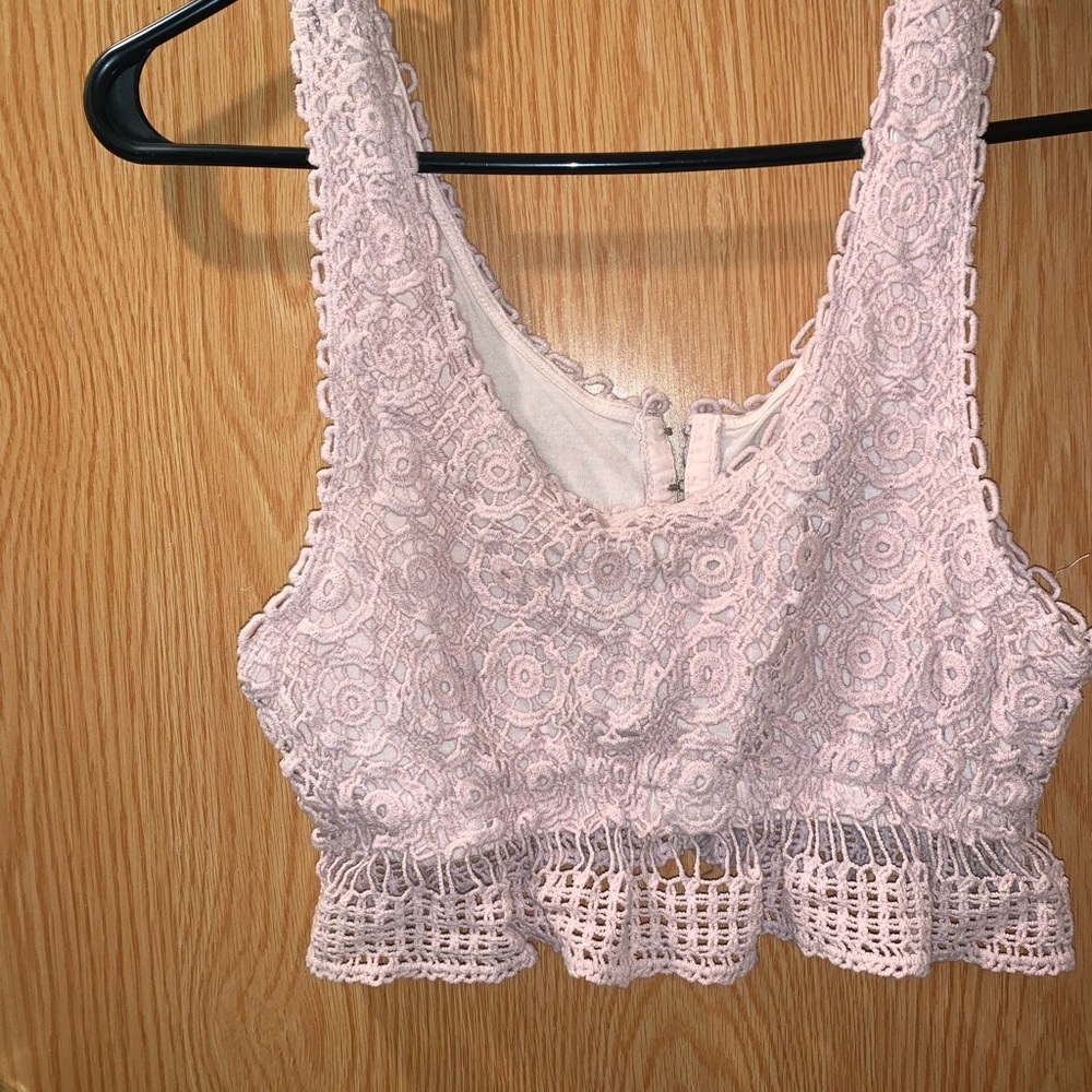 wet seal crop top pink